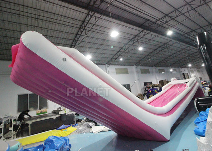 Custom Size 0.9mm PVC Tarpaulin Floating Inflatable Yacht slide For Boat/Yacht