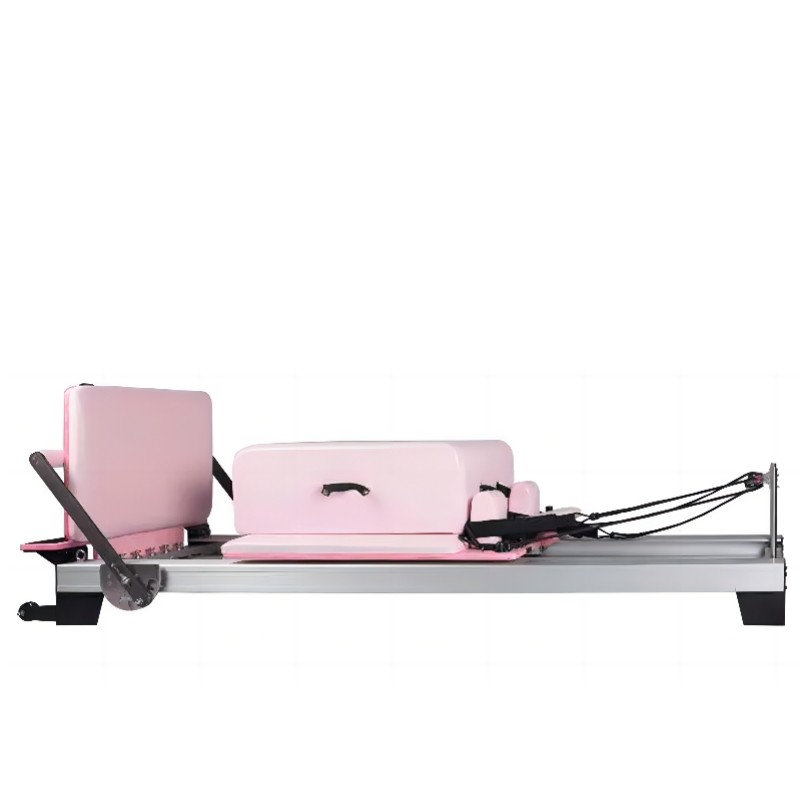 Pilates use Aluminium pilates reformer pilates with half trapeze core bed
