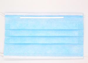 Wholesale High BFE / PFE 3 Ply Face Mask , Disposable Triple Layer Surgical Mask from china suppliers