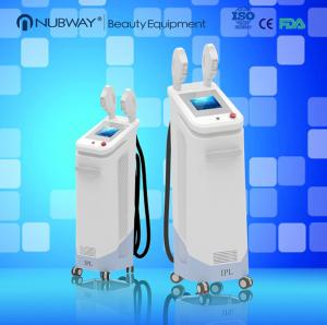 Wholesale Beauty Equipment for salon 2 handles IPL SHR Elight Hair Removal Machine from china suppliers