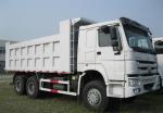 6X4 Heavy Duty Dump Truck Engine With Strengthen Bumper Ten Wheel Tipper