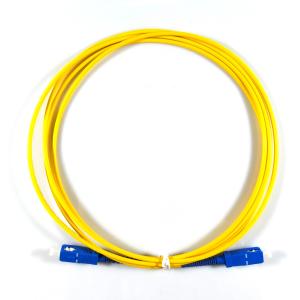 Wholesale Dia 3mm 1550nm Fiber Optic Patch Cord G657A1 SC UPC Single Mode Simplex from china suppliers