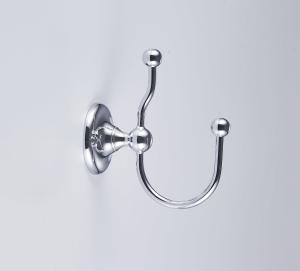 Wholesale Heavy Duty Robe Hook Brass Polished Chrome Finish Wall Mounted from china suppliers