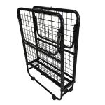 Home Bed Portable Adjustable Iron Bunk Bed Perfect for School Hotel Apartment
