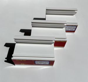 Wholesale 60mm Casement UPVC Window Profiles In White Color from china suppliers