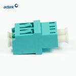 ADTEK LC Fiber Optic Adapter Aqua With Zirconia Sleeve