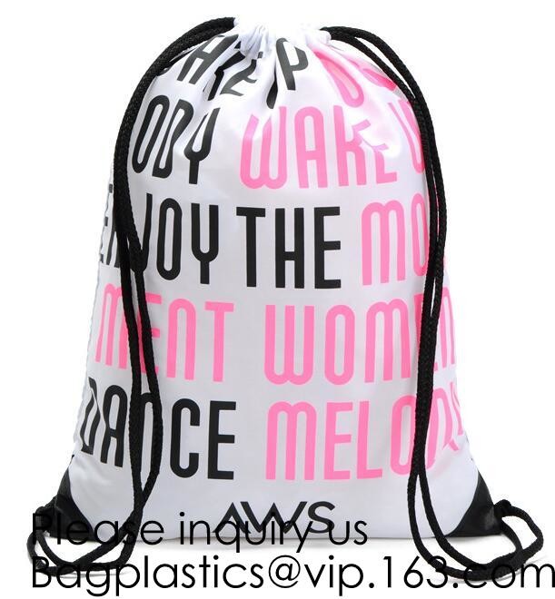 Multicolor Drawstring Backpack Bags Sports Cinch Sack String Backpack Storage Bags For Gym Traveling Backpack Drawstring