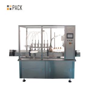 China Flowing Liquid Fully Automatic Cosmetic Filling Machine 2100*1250*1780mm on sale