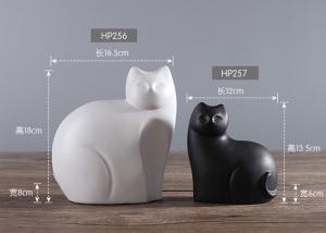 Wholesale Poly Resin Cats Models For Hotel / House Decoration Custom Service Available from china suppliers