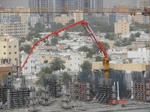Wholesale 4 Sections Boom Stationary Concrete Placing Boom Φ133×4 Delivery Pipe Dimension from china suppliers