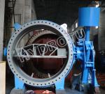 Hydraulic Counter weight Flanged Butterfly Valve