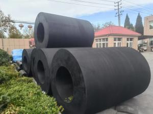 Wholesale High Energy Absorption Cylindrical Rubber Fenders with Bolted Installation 60-85HA Hardness from china suppliers