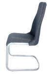 Fabric Upholstered Glossy Chromed Dining Chair Livingroom Chair Leisure Chair