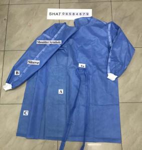 Wholesale Non Woven Fabric Blue breathable Disposable Protective Coveralls from china suppliers