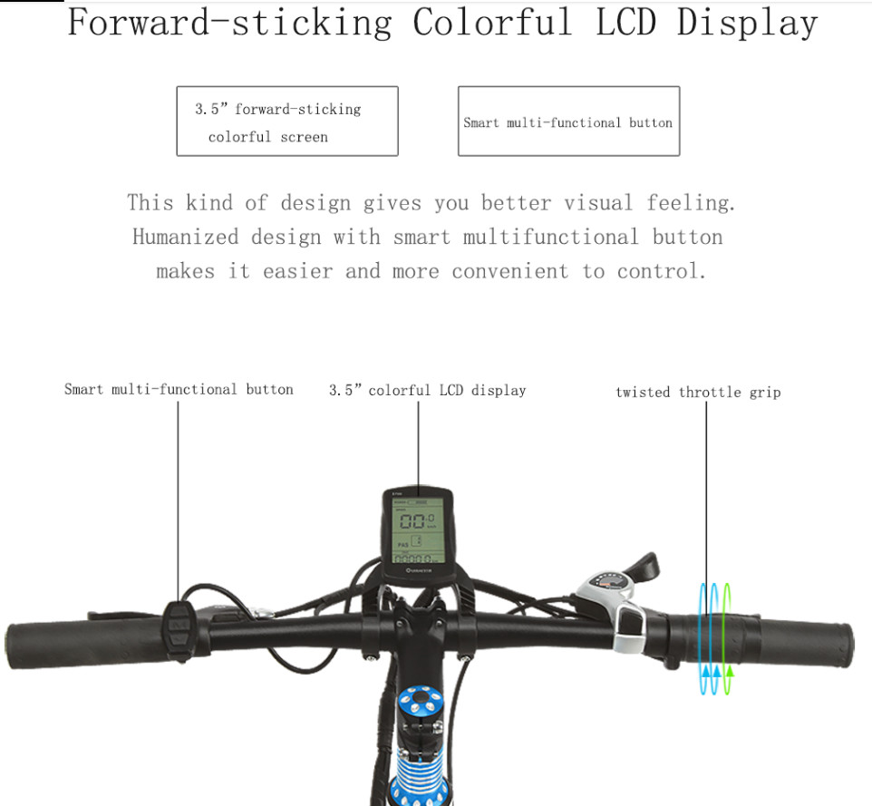 26 Inch Folding Full Suspension Mountain Ebike With Hidden Battery