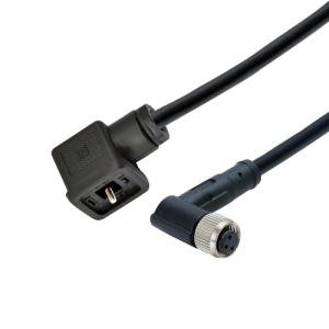Wholesale 3+PE Din 43650 A Connector To M12 90 Degree Molded Female Connector from china suppliers