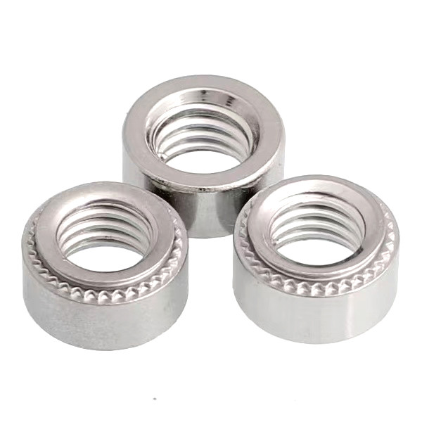 Self-Clinch Nuts Stainless Steel Carbon Steel Zinc Plated for Electric Power System Customized Service