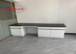 Full Steel Chemistry Lab Bench for Hospital DTC 16-INCH THREE SECTION SILENT