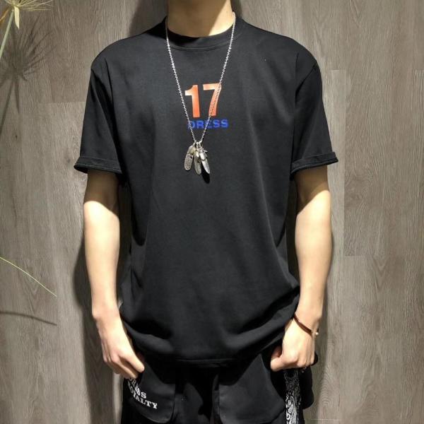 Customised Crew Neck Fashionable Mens T Shirts Streetwear 100% Cotton Cool