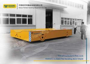 Wholesale Customized Load Capacity Motorized Transfer Trolley , Steel Coil Transfer Cart from china suppliers
