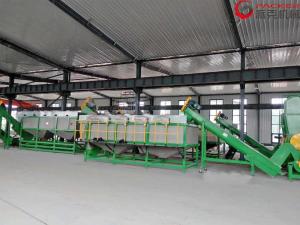 Wholesale LDPE Plastic Film Washing Line Easy Operation Delta ABB Inverter Dewatered Dryed from china suppliers
