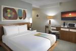 Hospitality Room Furniture Modern design Walnut wood King bed and Combined TV