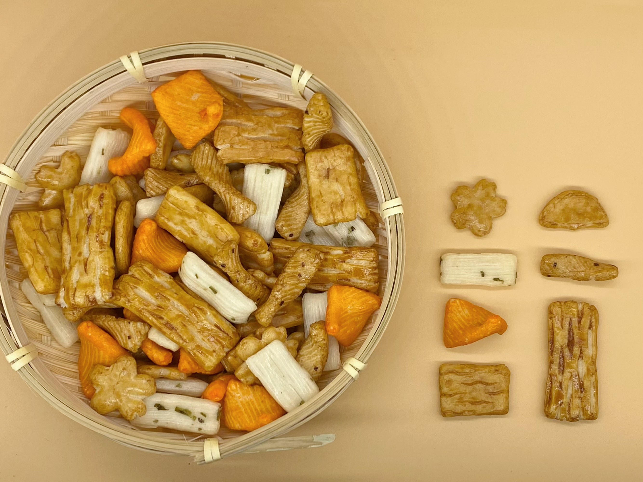 Multiple Shapes Rice Cracker Seaweed Japanese Mix Rice Cracker