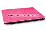 Lucky Bear Folio Stand Leather Case For iPad 2 - Magenta