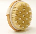Natural Exfoliating Bristle Bath Brush Wooden Body Massage SPA Dry Brush