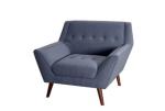 Fashionable German Linen Fabric Sofa Furniture Multi Color Customized Size