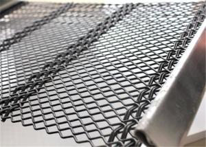 Wholesale 65mn Diamond Opening Self Cleaning Screen Mesh Anti Clogging With Steel Wire Bands from china suppliers