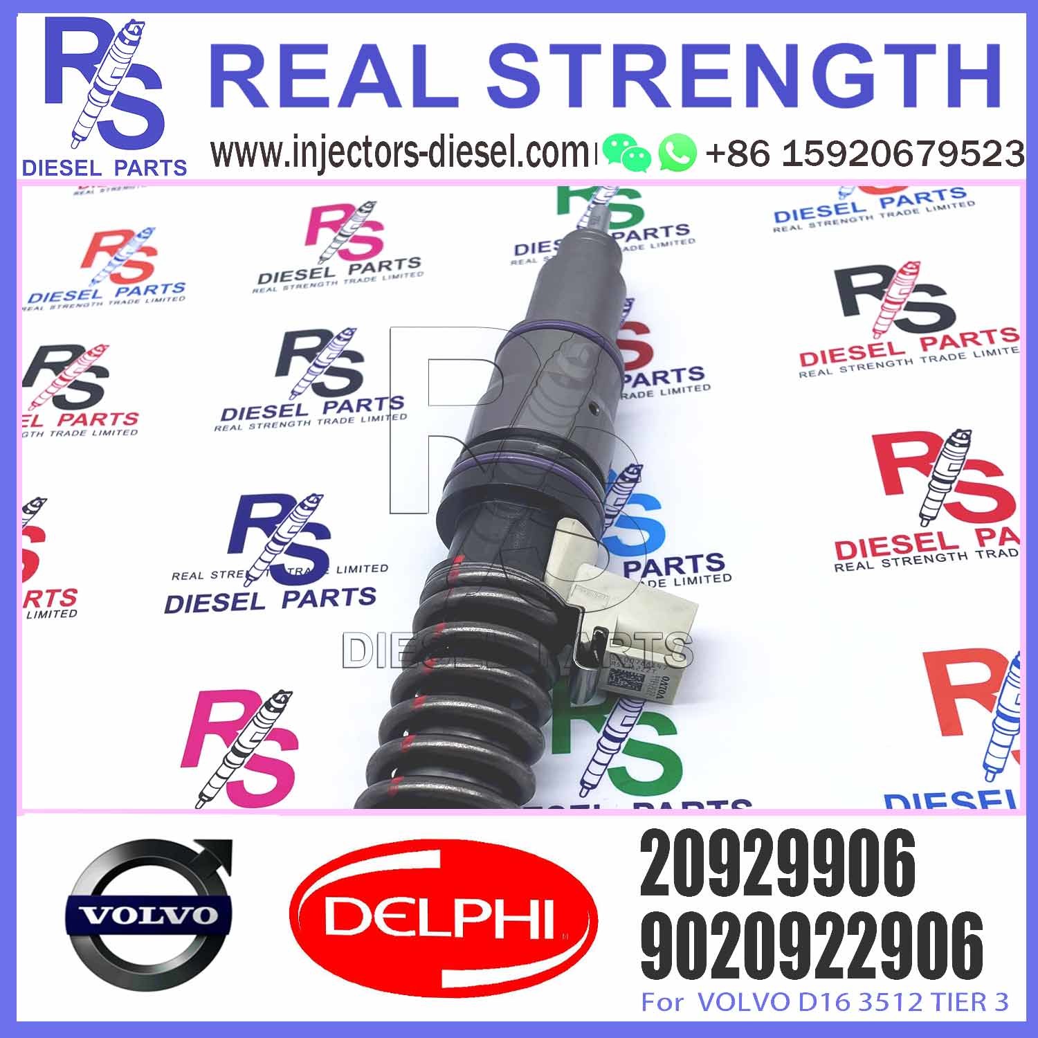 BEBE4D14101,20929906,20780666,BEBE4D14001 genuine new diesel unit injector for Vol//vo EC700 D16