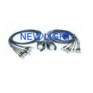 Wholesale Odc-Odc 4 Cores 5mm Armored Fiber Optic Patch Cord Outdoor Waterproof For FTTA from china suppliers