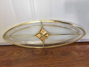 Wholesale colorful window glass 22&quot;*36 &quot; Oxygenation resistance, brass, Modern style, unique Heat resistant from china suppliers