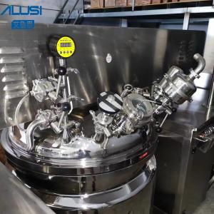 Wholesale SUS316 Hydraulic Lifting Lotion Mixer Ointment Homogenous Vacuum Emulsifier Machine from china suppliers