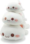 Onsoyours Cute Kitten Plush Toy 25.5" Stuffed Animal Pet Kitty Soft Anime Cat