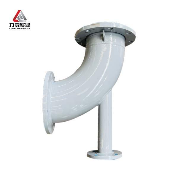 Flexible Rubber Steel Lined Pipe With Flange Carbon Steel Coated Rubber Lined
