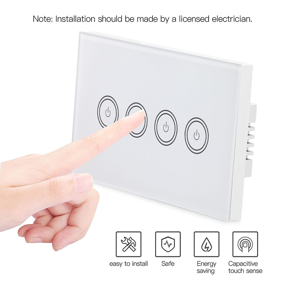 1 gang US touch wifi smart wall light switch