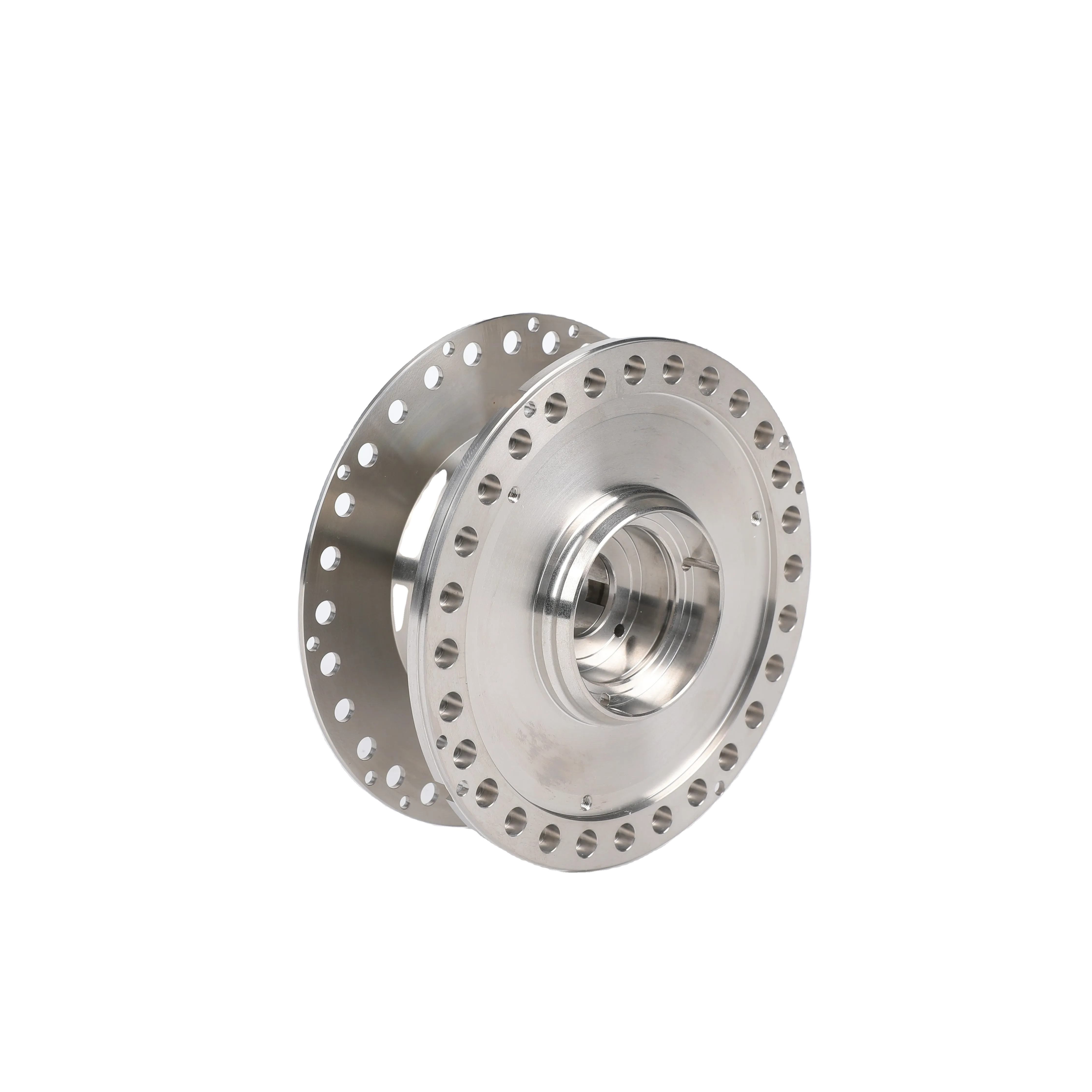 CNC Machined Metal Pulley Industrial Automation Parts Milling Wire EDM Broaching Type