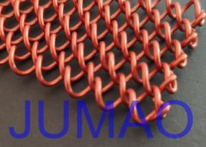 Wholesale 6 Mm Holes Strong Steel Mesh Curtains , Long Lasting Metal Mesh Room Divider from china suppliers
