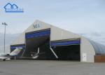 Outdoor Aluminum Frame Strong Structure Industrial PVC Cover Curve Tent Storage