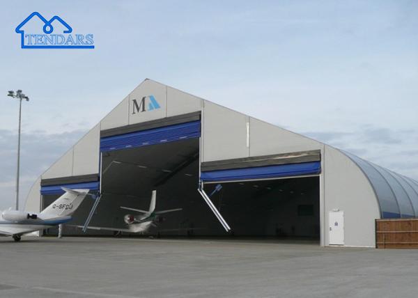 Outdoor Aluminum Frame Strong Structure Industrial PVC Cover Curve Tent Storage