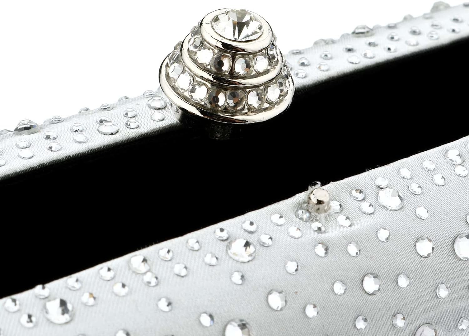 Women's Evening Bag Sparkling Rhinestone Wedding Evening Party Clutch Handbag Purse Chain Shoulder Crossbody Bag