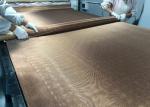 Copper Color Metal Coated Fabric Plain / Twill Weave