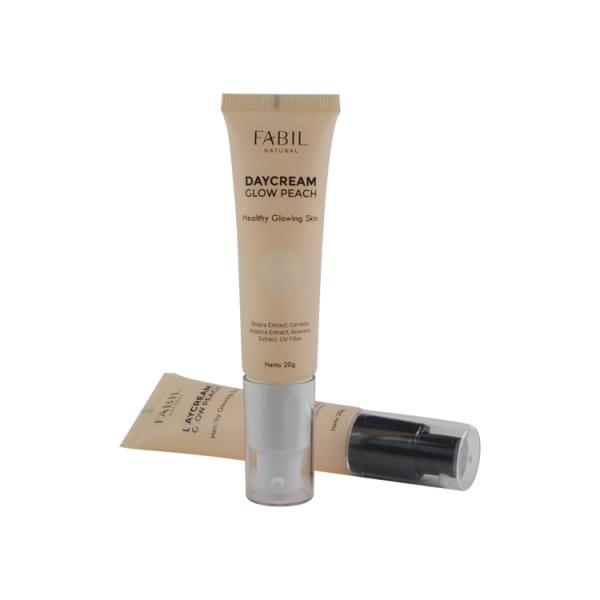 white cosmetic tube packaging custom logo hand BB cream body lotion plastic