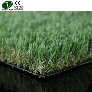 Wholesale Permeable Water Plastic Lawn Grass / 30mm Pile Plastic Turf Grass Mat from china suppliers