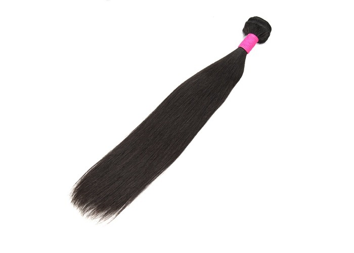 Grade 7A Virgin Human Hair For Black Girls / Hot Beauty Straight Weaving Hair