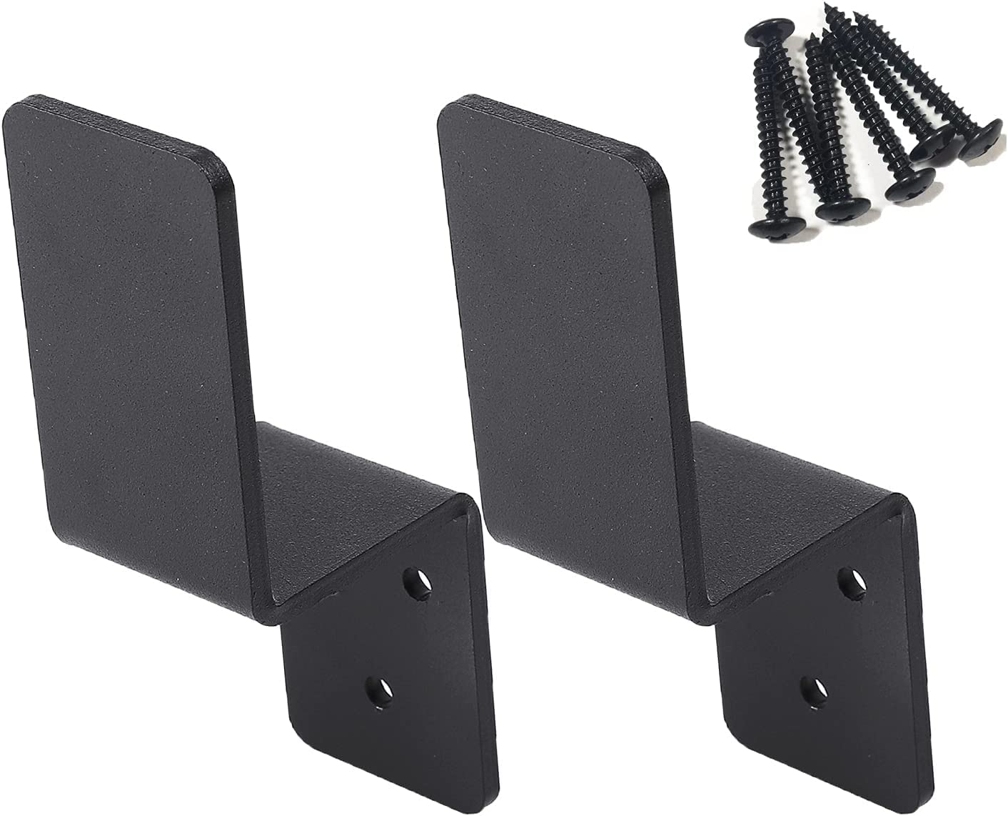 Standard 2x4 Door Barricade Brackets for Heavy Duty Steel Drop Open Bar Security Lock