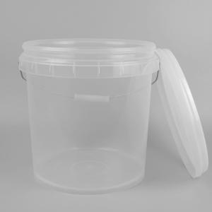 Wholesale 18L Transparent Plastic Bucket Round Plastic Barrel Customized from china suppliers