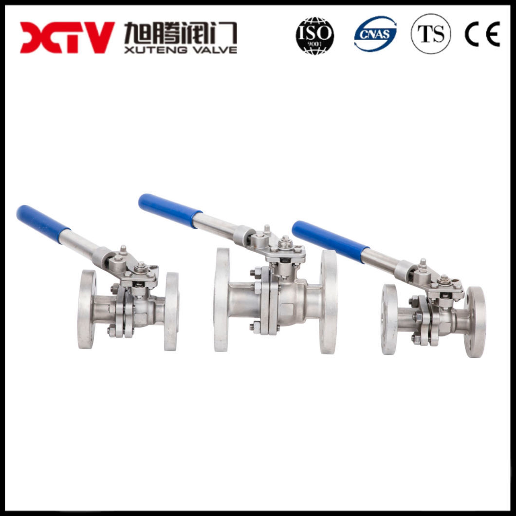 2PC CF8 CF8m 1500wog Ball Valve with Automatic Spring Return Handle